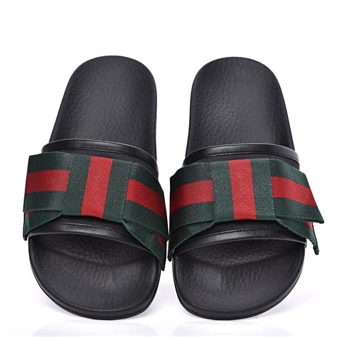 gucci satin bow slides|Buy Gucci Wmns Satin Slide 'Web Bow' .